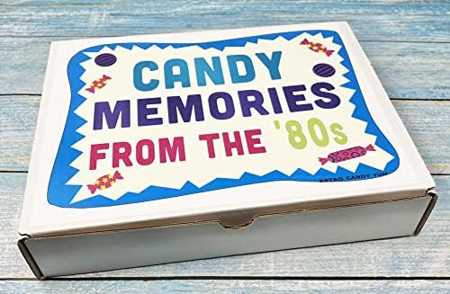 RETRO CANDY YUM 80s Gift Box with 1980's Candy Assortment for Man or Woman - Birthday Gift, Appreciation or Thank You