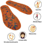 LYAPKO Acupuncture Shoe Insoles Foot Therapy Massager 1492 Needles 5 Ag - size US W8.5 M7 / EU 39. Premium Reflexology Unique Patented Acupressure Massage Tool