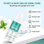 Teeth Whitening Toothpaste, Foam Toothpaste, Ultra-fine Mousse Foam Deeply Cleaning Gums, Stain Removal, Oral Care Replacement Natural Mouth Wash Water, 3 Fresh Flavor