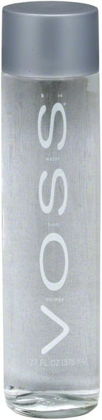 Voss Artesian Still Water, 375 ml 12.7 oz Glass (8 Pack)