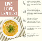 Mountain High Organics Certifed Organic Green Lentils 1/25LB Bag