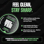 BELTER - Focus Cherry Punch, Focus Fresh Mint, & Fresh Cool Breeze - Caffeine Pouches & Sugar Free Mint Pouch Bundle - 50 Count - Zero-Calorie Energy Boost with L-Theanine - 96mg Caffeine Per Pouch