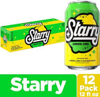 Starry Lemon Lime Soda Pop, 12 Fl Oz Cans (Pack of 12)
