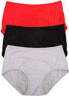 YOYI FASHION Viscose Brief Menstrual Leakproof Panties Multi Pack US Size XXS-3XL/10