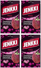 Cloetta Jenkki Xylitol Raspberry Chewing gum 4 Pack of 100g