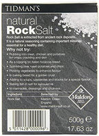 Tidman's Natural Rock Salt (500g) - Pack of 2