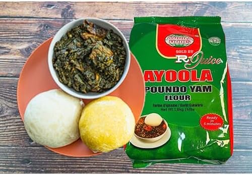 Nigeria poundo 0.9KG(2LB) | Yam flour | Yam fufu swallow