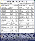 A Through Z Multivitamin, Support Immune & Overall Health, 100 Capsules