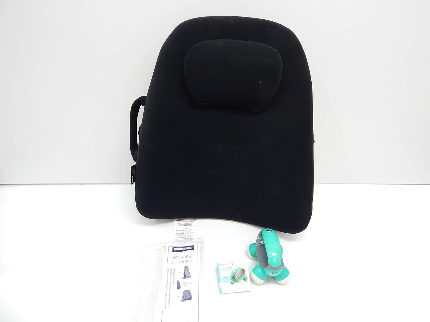 ObusForme Ergonomic Lowback Backrest Support - Helps Relieve Back Pain- Great for Travel & Home/Office/Car/Seat & Wheelchair- Adj Lumbar Cushion– Sciatica Relief- Portable & Comfortable