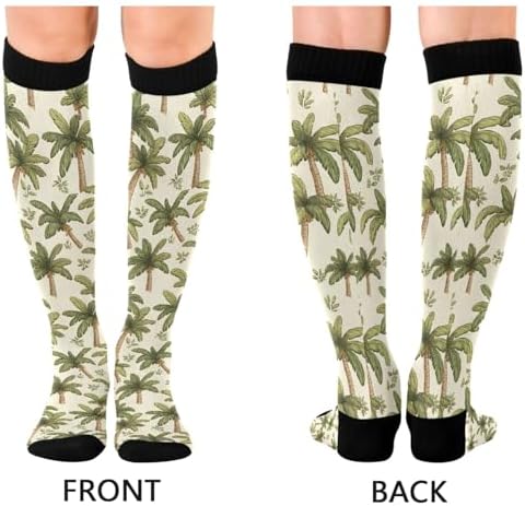 SUABO Compression Sock for Women Men Knee High Socks Circulation Long Socks for Running Travel