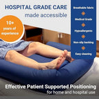 Bedsore Rescue Foot Bed Heel Flotation Protection Cushion | Support Feet, Ankles and Legs | Heel Protectors for Pressure Sores | Pressure Pads for Bed Sore | Elevated Foot Pillow for Sleeping