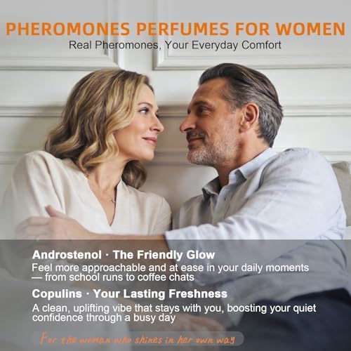 Pheromone Perfume for Women, Amber Vanilla Perfume, Vanilla Nocturne Elixir Long Lasting Women's Eau Fraiche, 0.5 fl.oz / 15ml Travel Size Perfume Spray