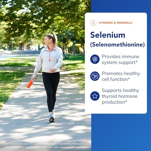Pure Encapsulations Selenium - 200 mcg - for Healthy Cellular Function, Immune System & Antioxidant Defenses - Mineral Supplement - Vegan & Gluten Free - 180 Capsules