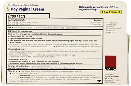 Clotrimazole 3 Day Vaginal Cream 0.74 Oz, 3 dosages