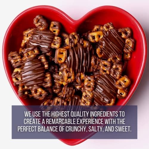 Edward Marc Snappers Sweet Caramel & Pretzels Cluster - Crunchy Pretzel Snack With Dark Chocolate & Sea Salt For Adults And Kids - 6 oz (pack of 2)