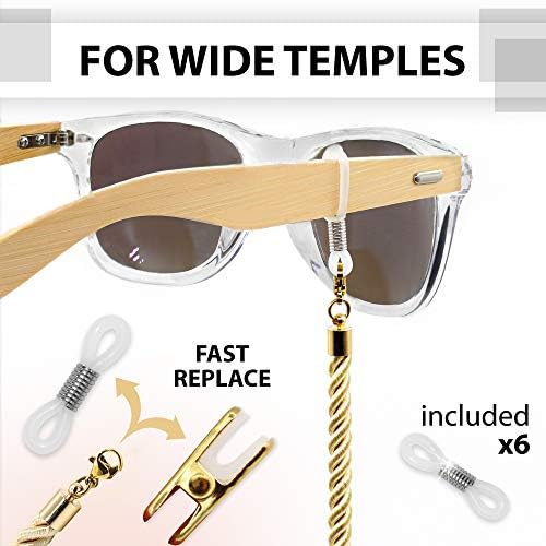SIGONNA Glasses Strap String Holder Cord - Terylene Eyeglasses Strap Holders Accessory