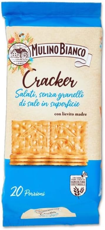 Mulino Bianco Sfoglia Di Grano Non Salted Crackers (500 Gr)