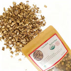 Cut & Sifted Organic Burdock Root Tea Caffeine Free 5 Ounces - Herbal Ingredient Dried Arctium lappa Tea 142G