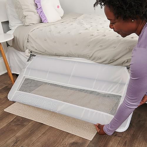 Regalo Swing Down Toddler Bed Rail Guard, NO Tools Required, Bed Rail for Toddlers with Patented Gap Guard, Toddler Bed Rail, Fits Twin, Full & Queen Beds, Bed Safety Rail for Kids Bed, 43” Long