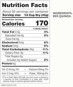 Roland Foods Red Quinoa from Peru, Pre-washed, 5 Lb Bag