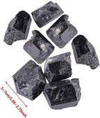 1 Pcs Black Stone, Set, s Bulk, Quartz Tourmne for Home Decoration.