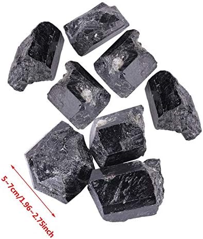 1 Pcs Black Stone, Set, s Bulk, Quartz Tourmne for Home Decoration.