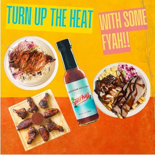 Habanero Hot Sauce for Spice Addicts with Sweet Jerk Caribbean Spices - Made in Australia - Gluten-Free, Vegan, Free from Artificial Flavors & Colors - Perfect for Chicken, Meat, Burgers, Bloody Marys, Pasta Sauce & Soup (5 Fl OZ, 148ML)
