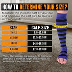 Doc Miller Compression Socks for Pregnant Women – Wide Calf, Open Toe Knee Sleeve 15-20 mmHG,Toeless Pregnancy Stockings for Varicose Veins, Footless Shin Splint Relief, 1 Pair