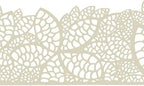 Funshowcase Large Pre-Made Ready to Use Edible Cake Lace Cherry Blossom Ivory White 14-inch 10-piece Set