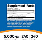 Nutricost Celery Seed Extract 240 Capsules for 240 Servings Per Bottle - Vegan, GMO-Free and Gluten-Free
