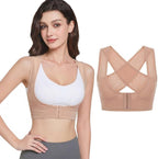 Beavorty Women Posture Corrector Brace Adjustable Back Support Belt for Hunchback Relief and Chest Shaping Comfortable Breathable 11.81 Inch