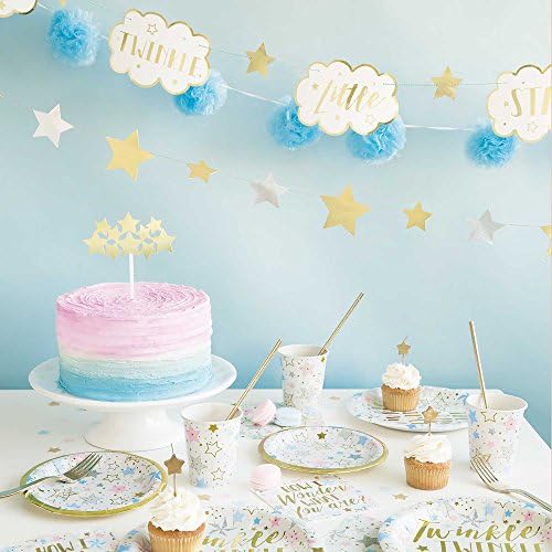 Twinkle Little Star Luncheon Napkins - 6.5" x 6.5", 16 Pcs