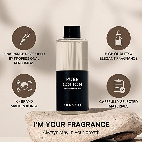 COCODOR Reed Diffuser Oil Refill/Rose Perfume/6.7oz(200ml)/3 Pack/Aroma Therapy, Home Fragrance, Scented Oils, Oils for Reed Diffuser, Office Décor, Decoration
