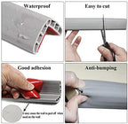 LEWINO Stair Edge Protector Edge Bumper Guard Stair Proofing Table Edge Protector for Garage, Cabinet, Fireplace 5.3ft (15.7in*4pcs)