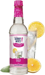 Jordan's Skinny Syrups Sugar Free Simple Syrup - 0 Calories 0 Sugar 0 Carbs - Gluten Free, Keto Friendly, Made in the USA