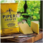 Pipers - Cheddar & Onion Crisps - 150g