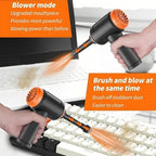 Meudeen Air Duster - Computer Vacuum Cleaner - for Keyboard Cleaning- Cordless Canned Air- Powerful - Energy-Efficient(Air-01)