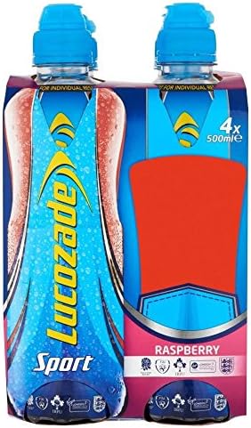 Lucozade Sport Body Fuel Raspberry (4x500ml)