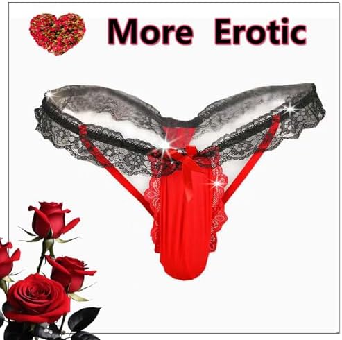 Men's Underwear For Men Sexy Lingerie Sexy G-string Underwear Sheer Mesh Bikini Briefs Gay Crossdresser