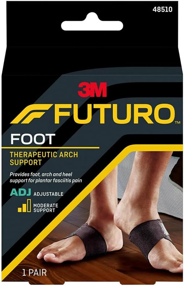 Nexcare Futuro Therapeutic Arch Support Moderate, 1 Pair (Pack Of 3)