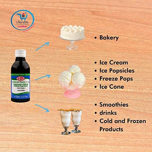 Deiman Artificial Food Flavoring Horchata Concentrate E-15(4 fl oz)