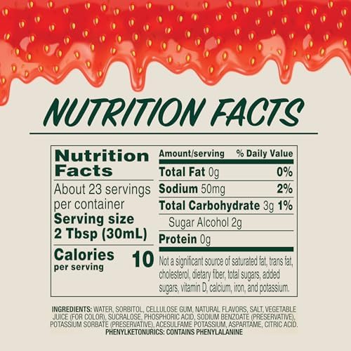 Maple Grove Farms Sugar-Free Strawberry-Flavored Pancake Syrup, 24 Ounce