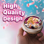30 x Edible Cupcake Toppers – Fashion Doll Girl Pink Themed Collection of Edible Cake Decorations | Uncut Edible on Wafer Sheet