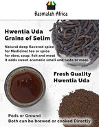 UDA, Hwentia, Grains of Selim, Xylopia Aethiopica, Uda seed, Uda spice, diarr, African Spices, African food (100g)