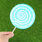 Zerodeko 2pcs Simulation Lollipop Fake Food Adornment Lollipop Photo Prop Prop Creative Photo Large Candy Ornament Party Scene Ornament Party Decor