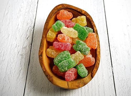 Bear Necessities Sour Gummy Bears in Bear Jar - Cute Bow, Hand-Jarred Gummy Candy Gift - Sourced & Made in the USA, Fun Gift & - Artisanal Sour Candy Treats & Assorted Sour Gummies - 1 Jar