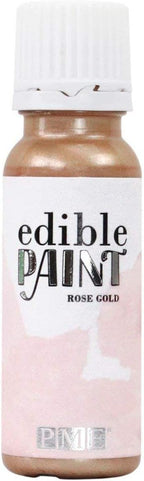 PME Edible Metallic Paint Rose Gold - 20ml