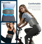 Nobol PhysioBelt Heated Massage Belt – Core Compression Wrap with Heat & Vibration for Lower Back & Abdominal Support – Adjustable, Breathable Recovery Belt for Warm-Up, Relief & Everyday Movement