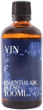 Mystix London | Yin Pure & Natural Essential Oil Blend 100ml - for Diffusers, Aromatherapy & Massage Blends | Perfect as a Gift | Vegan, GMO Free