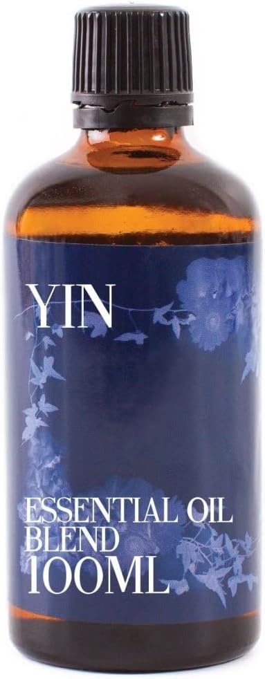 Mystix London | Yin Pure & Natural Essential Oil Blend 100ml - for Diffusers, Aromatherapy & Massage Blends | Perfect as a Gift | Vegan, GMO Free